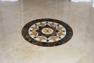 marble inlays flooring
