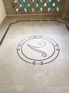 marble inlays flooring