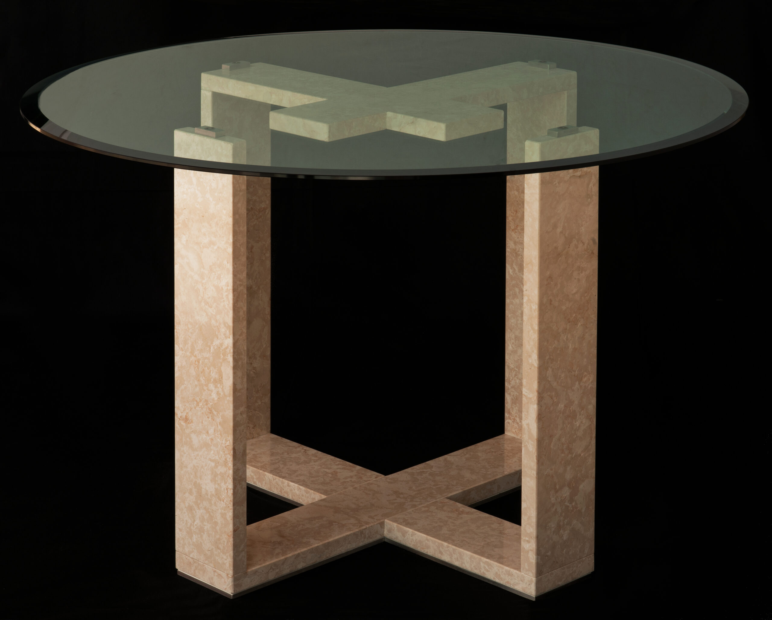 tavolo marmo vetro Simple Frame Pistore Marmi