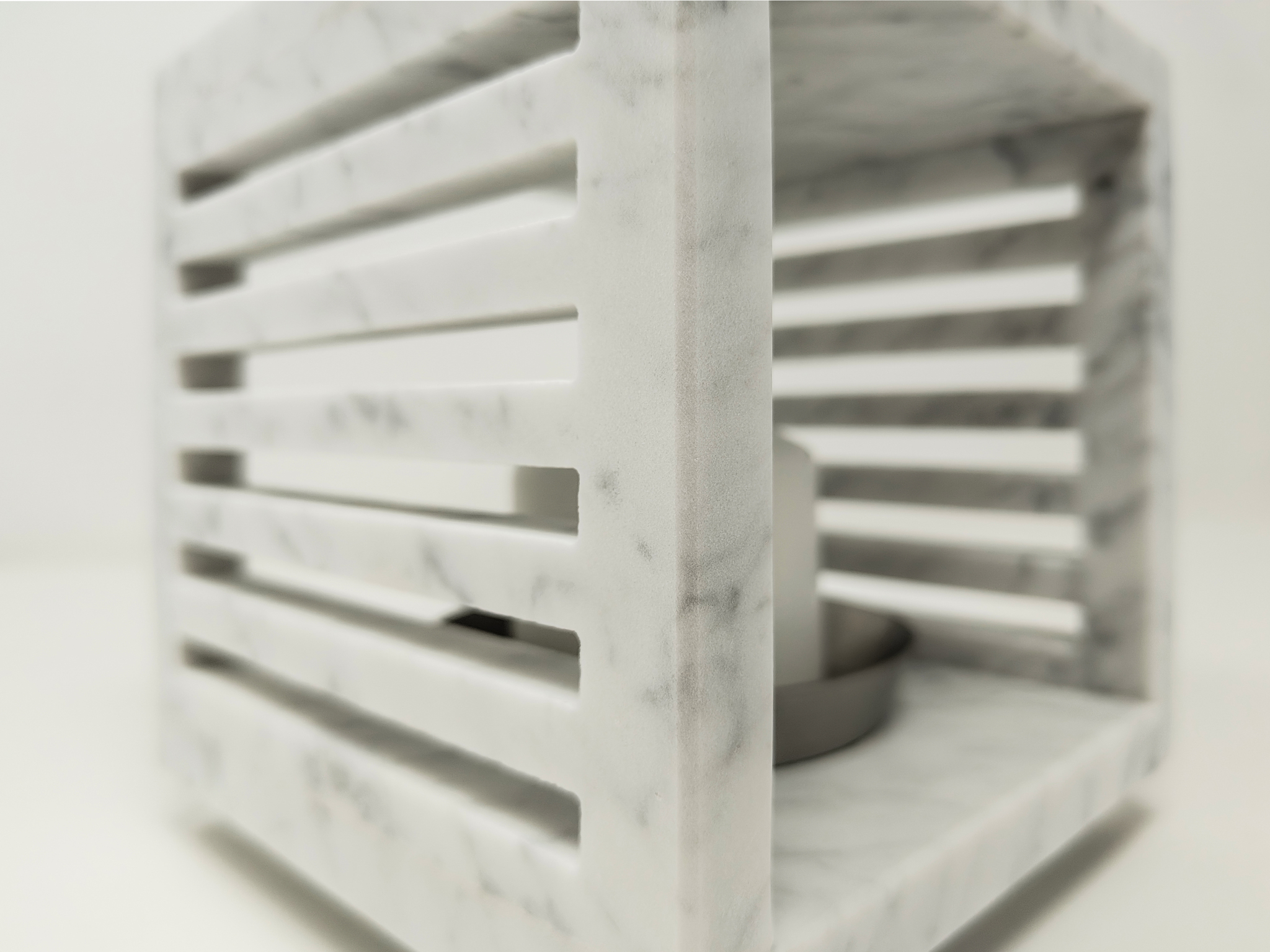 luxor lanterna a candela in marmo small