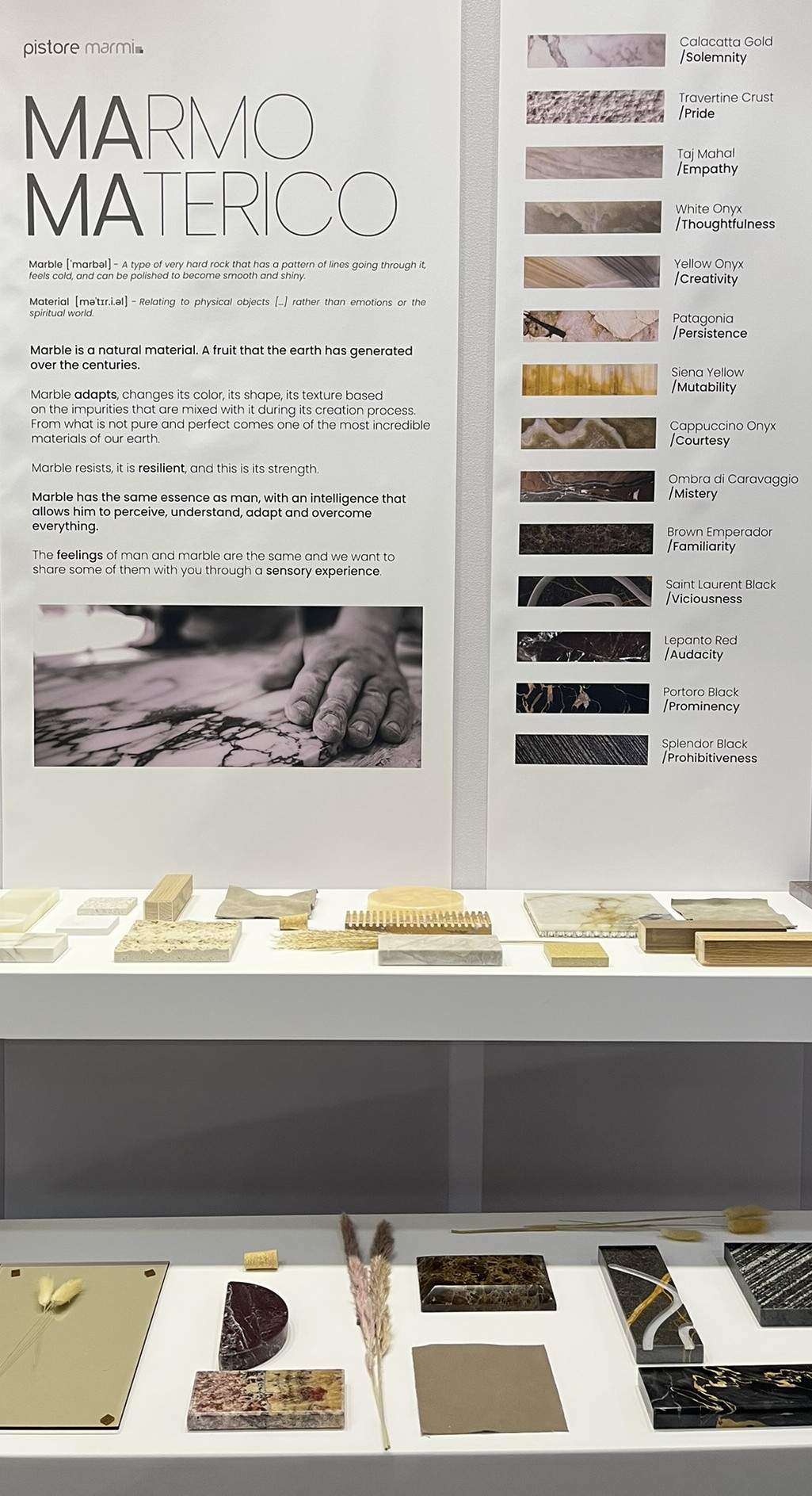 marmo materico pistore marmi icff 2