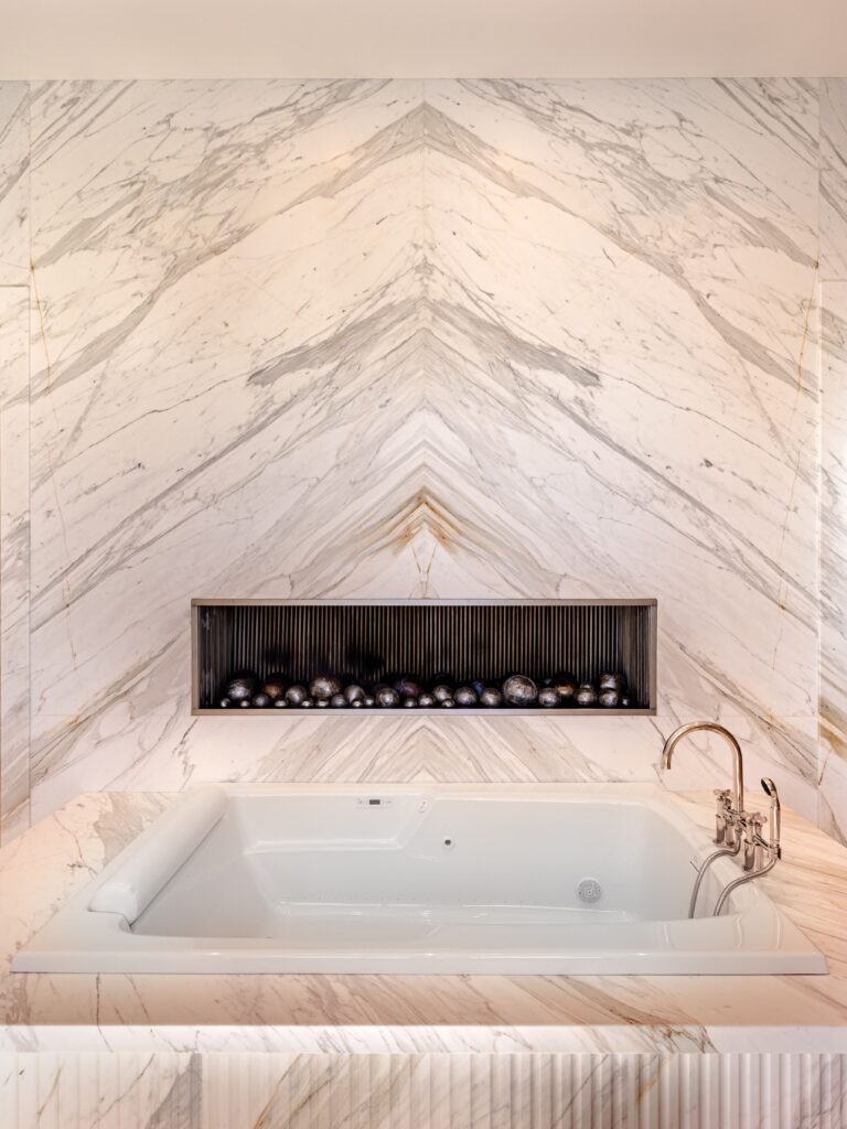 calacatta gold bathroom