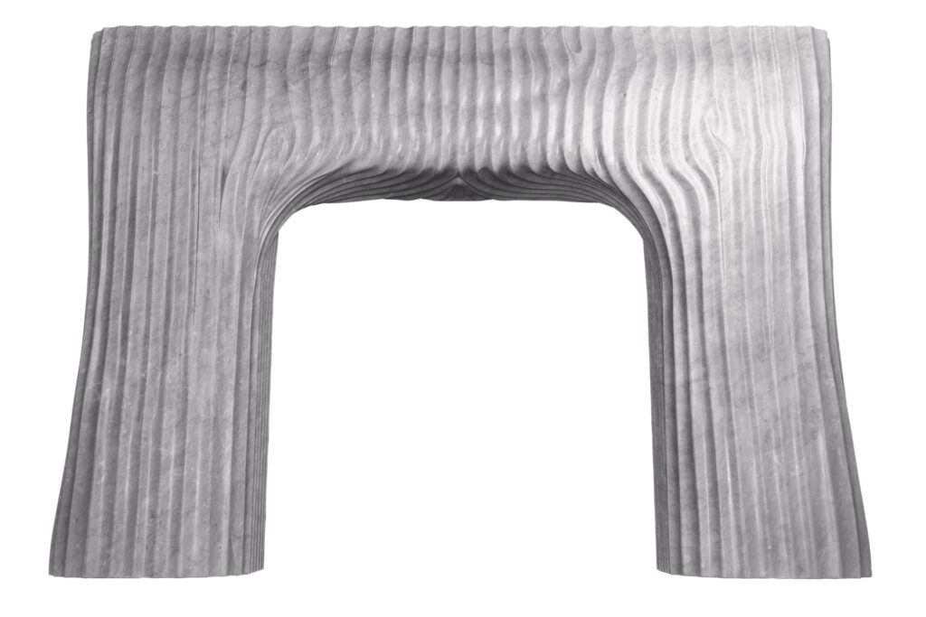 fireplace mantel in maserati grey 2