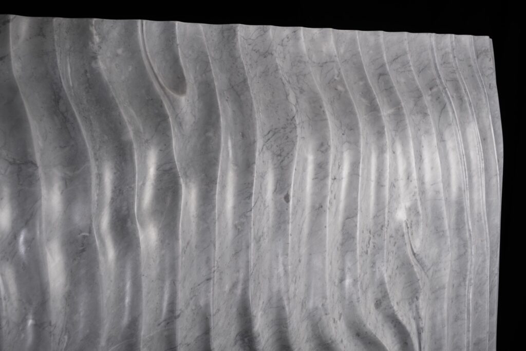 fireplace mantel in maserati grey detail