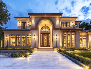 san diego luxury villa with marble