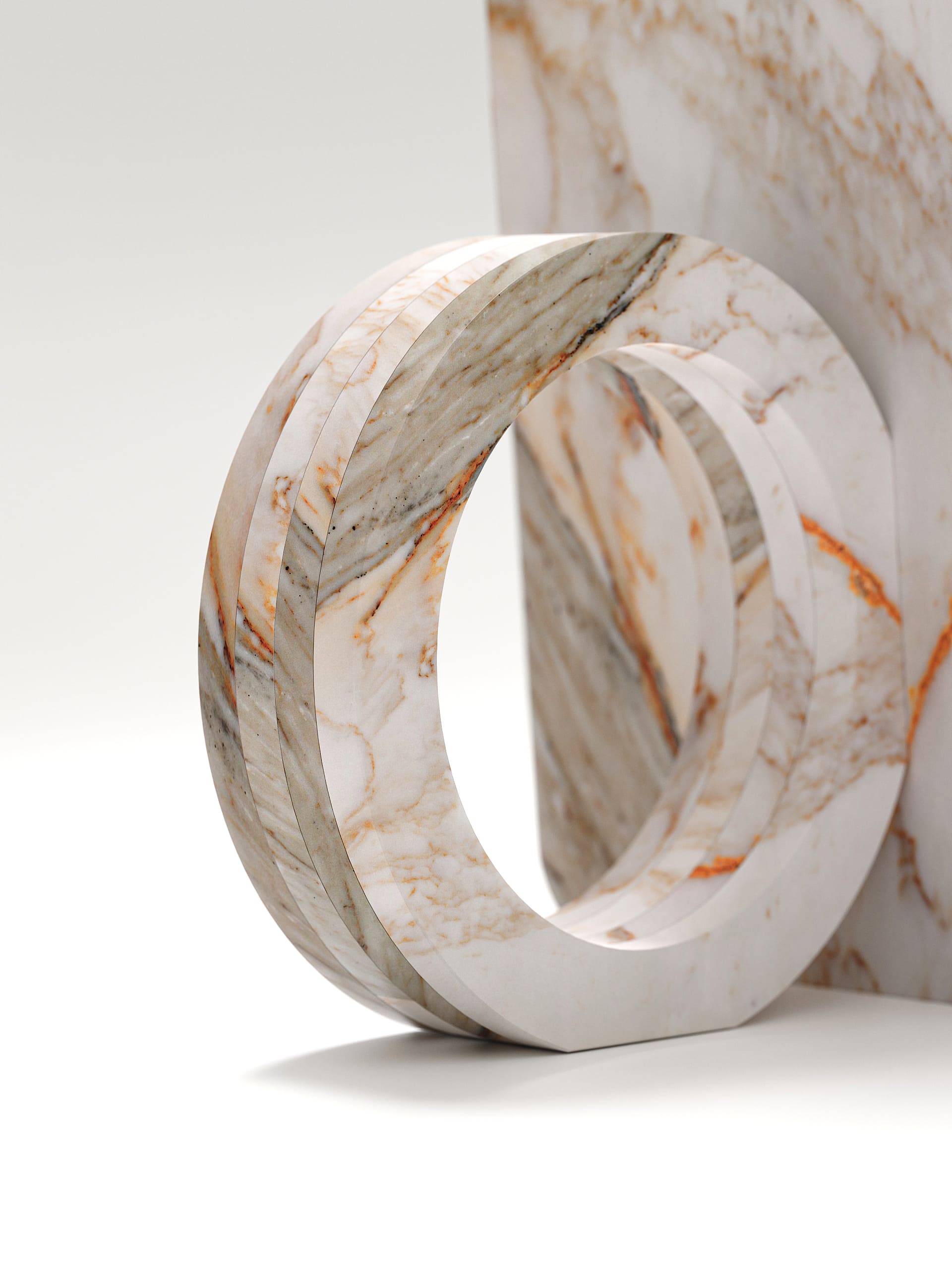 ring mirror pistore marmi