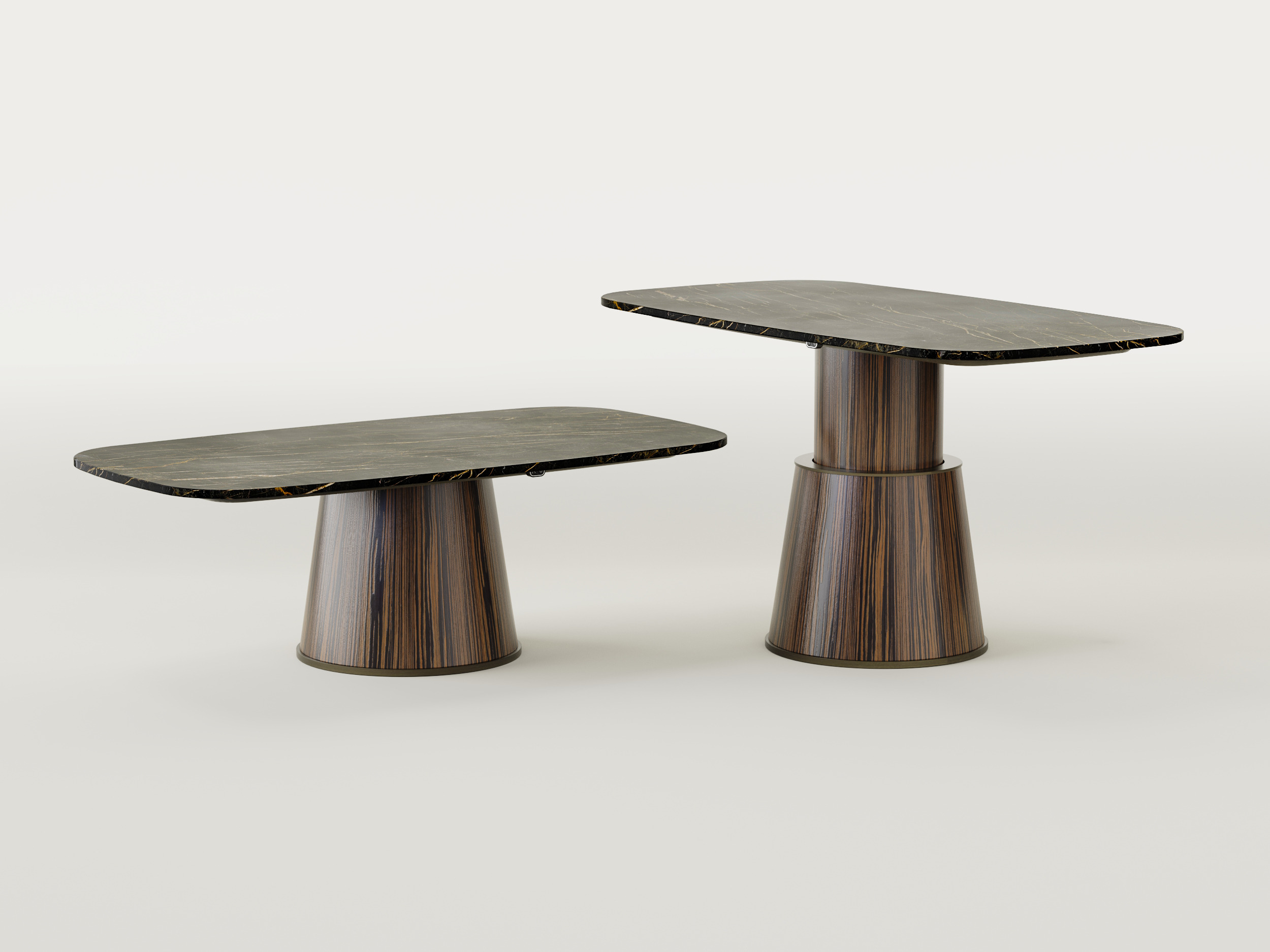 smart table port laurent macassar ebony