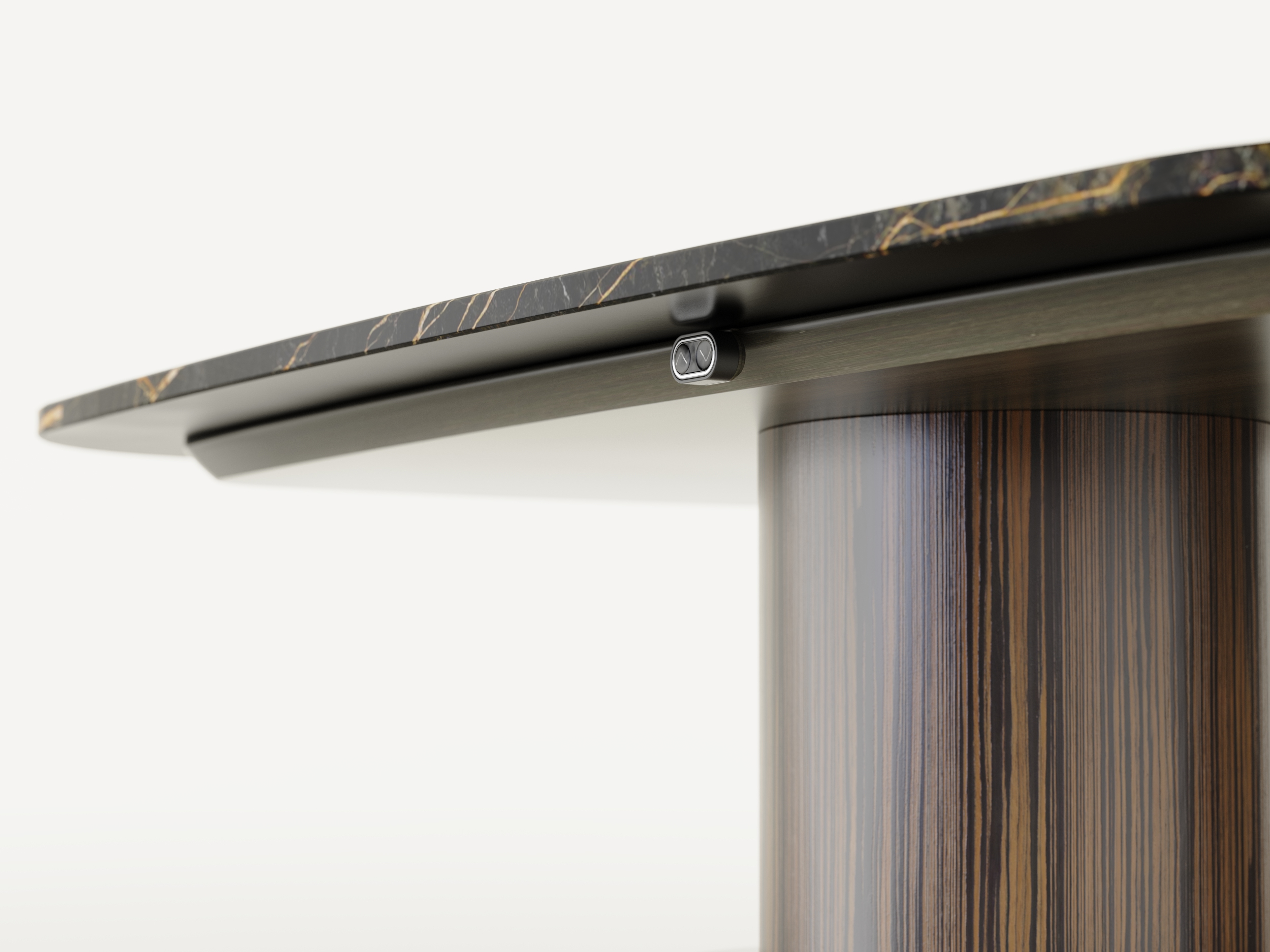 smart table port laurent macassar ebony