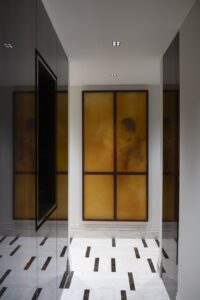 flooring with marble inlays