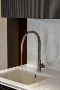 kitchen washbasin in ivory onyx