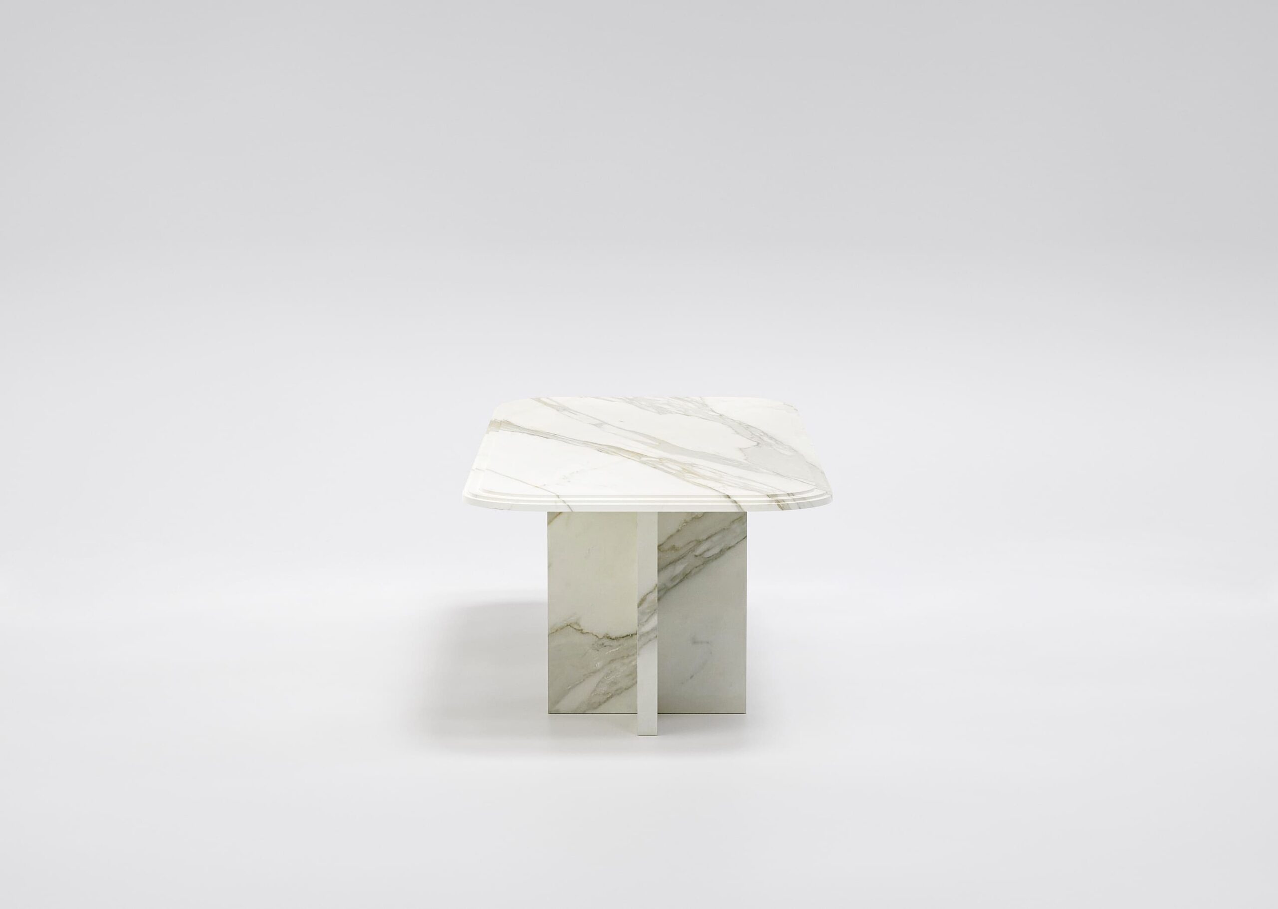 IMPERIUM calacatta gold marble dining table