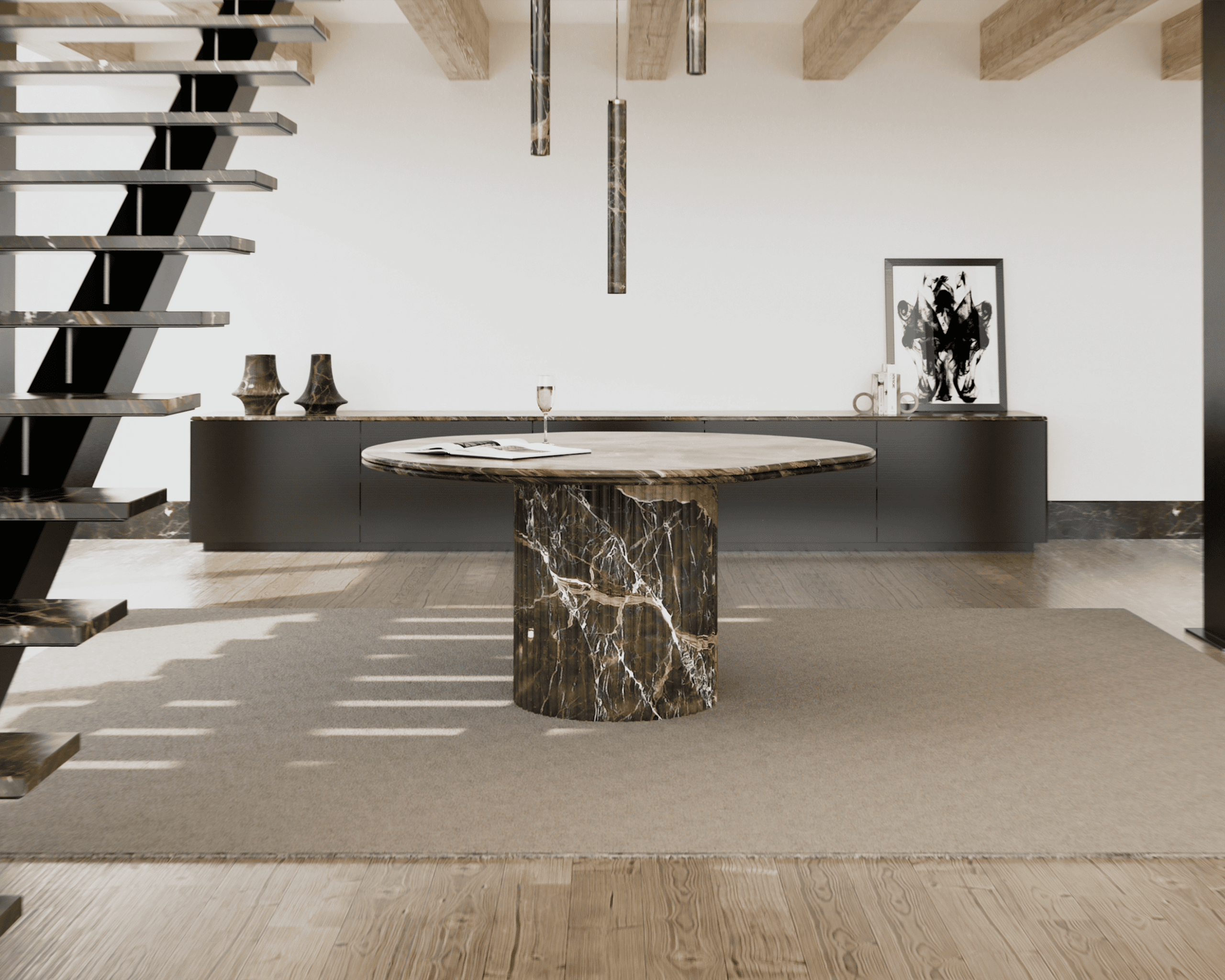 aura nova marble table