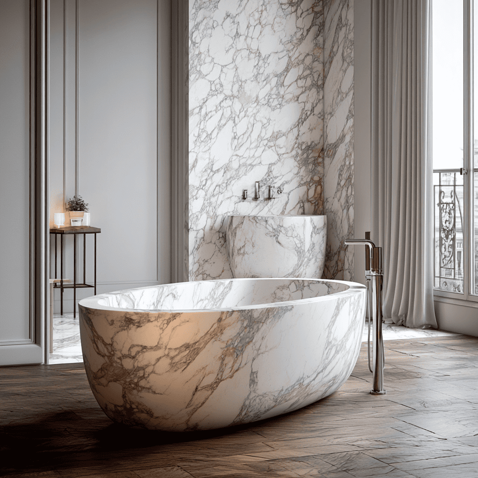 bathtub in arabescato - Copia