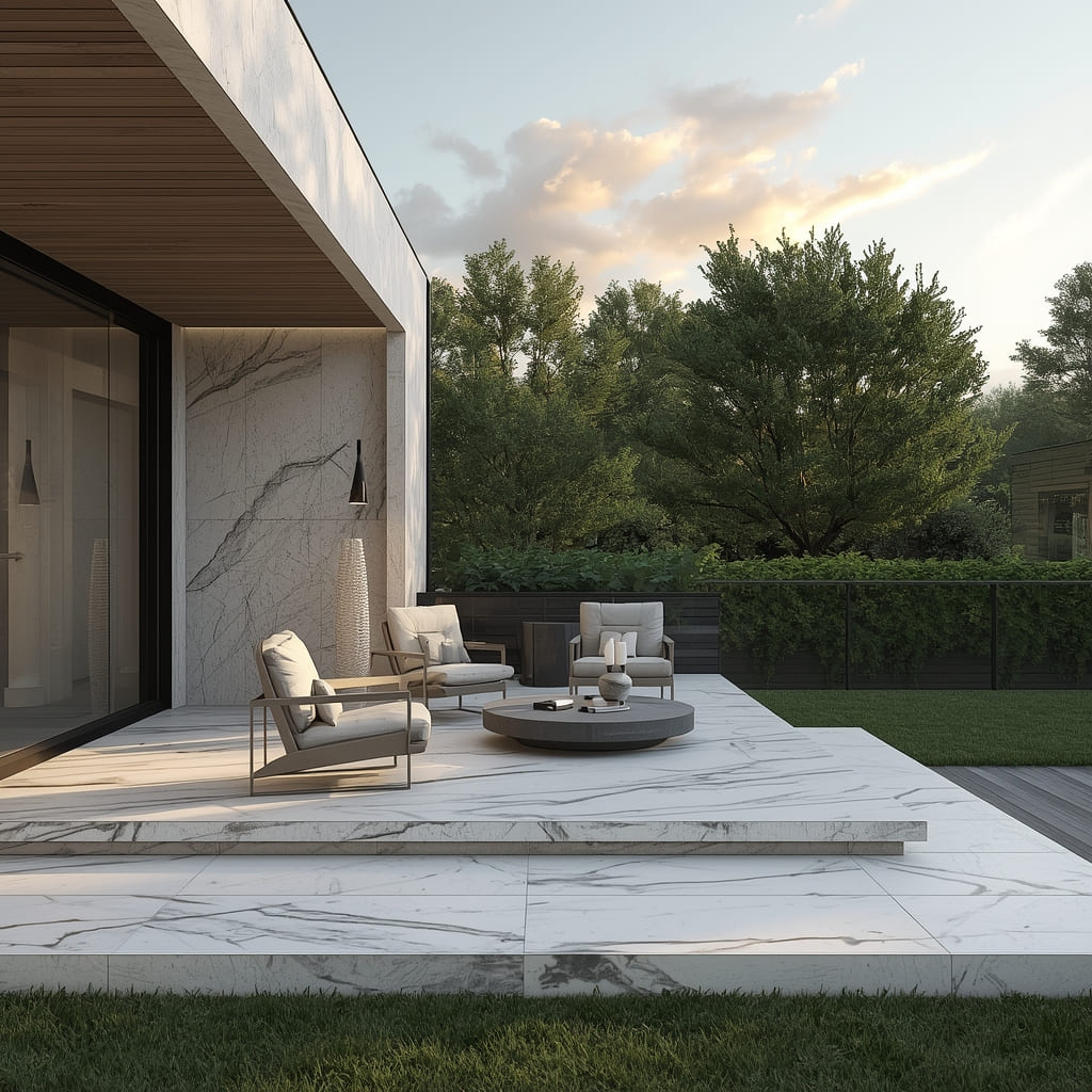 calacatta marble outdoo