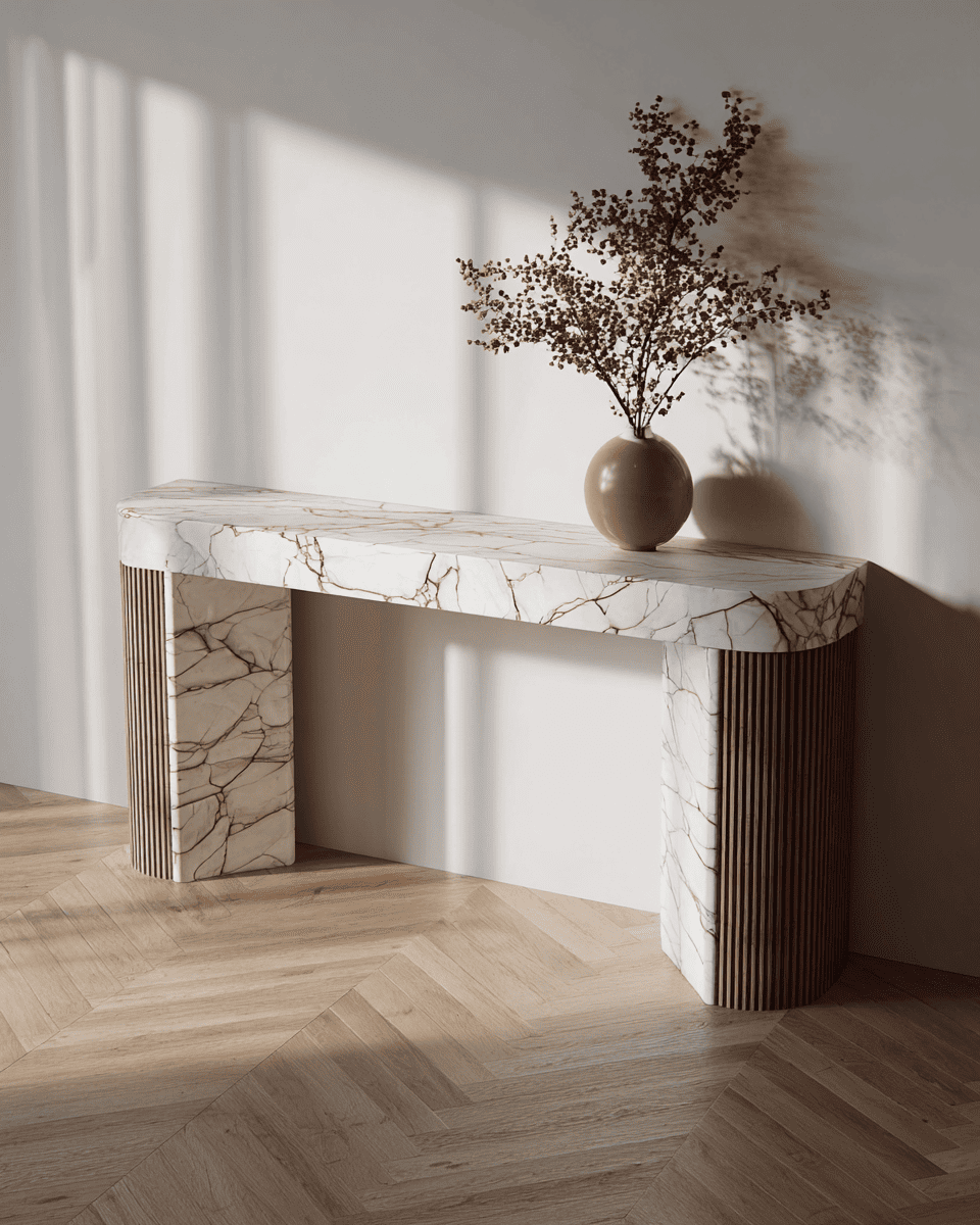 marble console