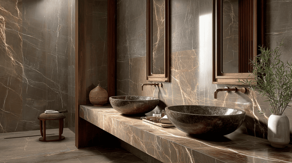 amani bronze bathroom