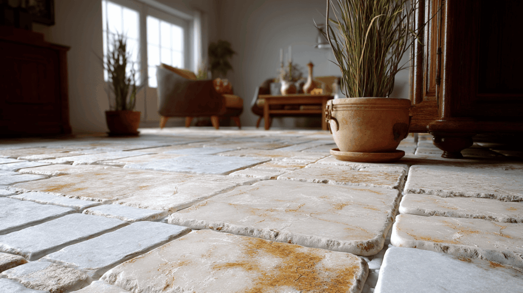 anticated marble