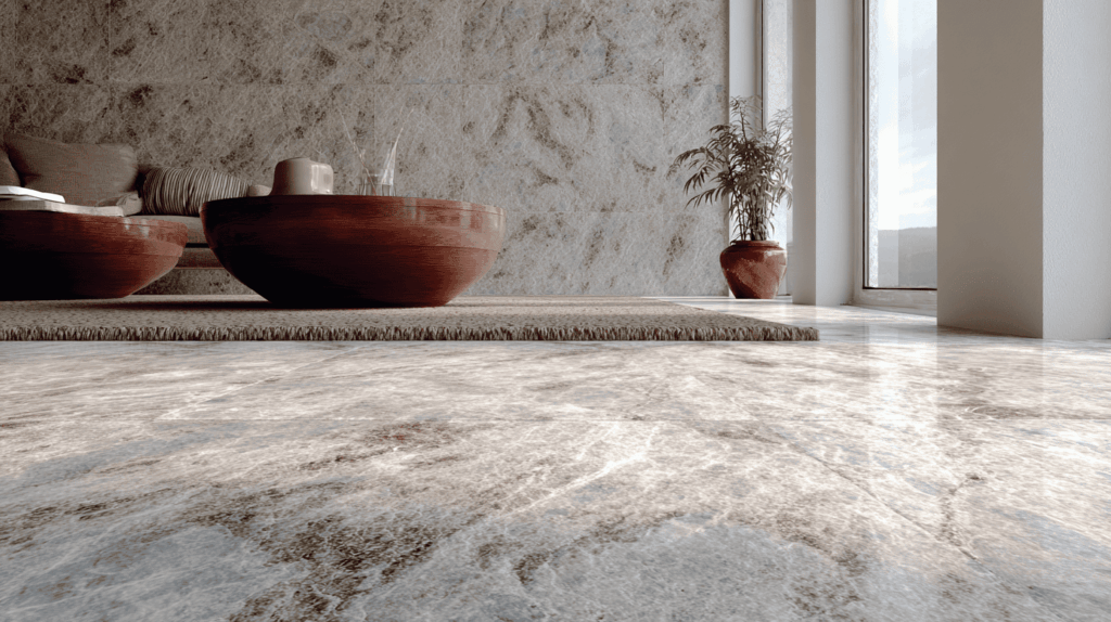 brushed marble