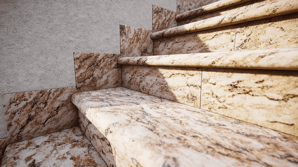 bushhammered marble