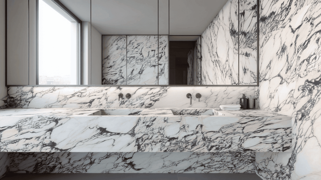 calacatta viola bathroom 2