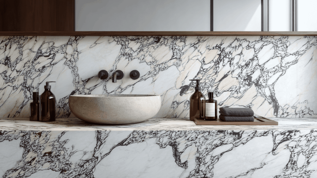 calacatta viola bathroom 3