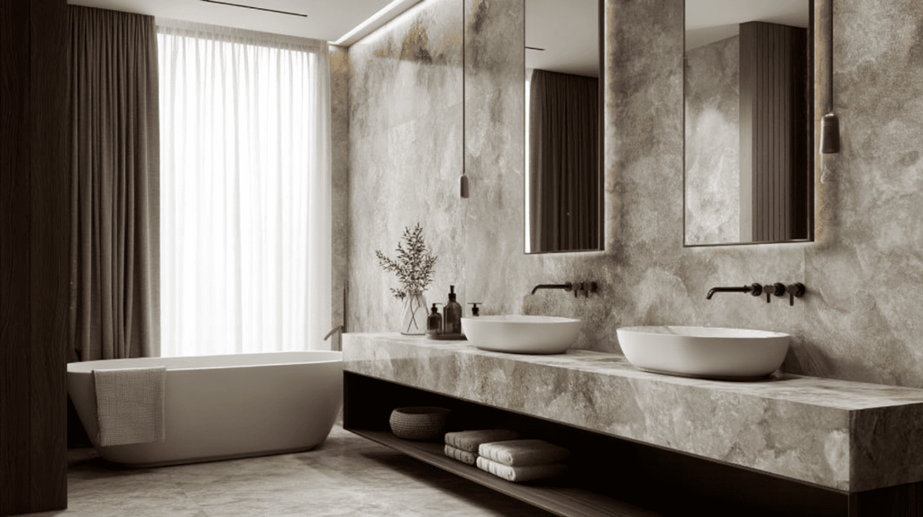 mother of pearl bathroom