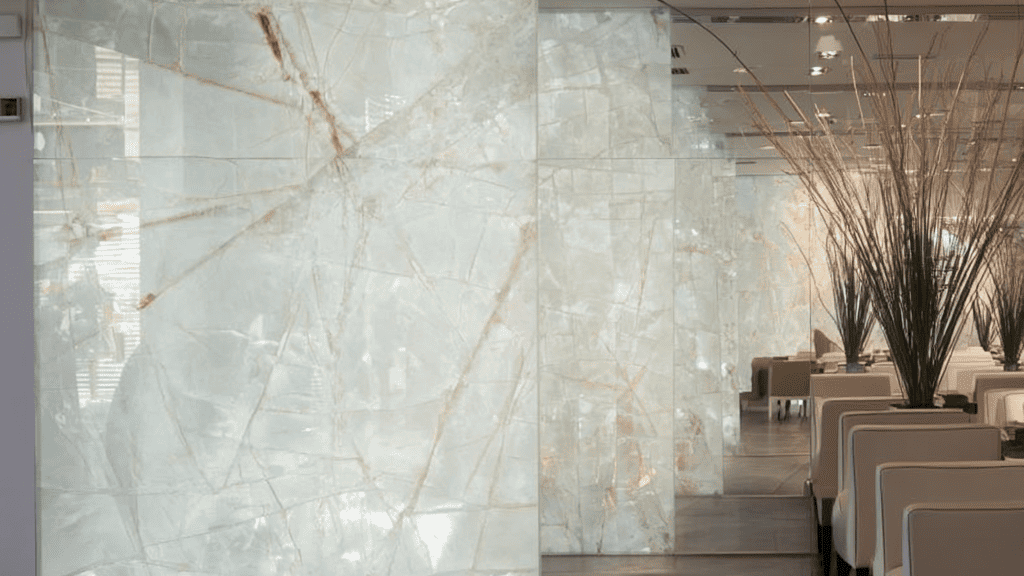 wall cladding backlit cristallo