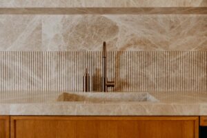 light emperador marble kitchen 2