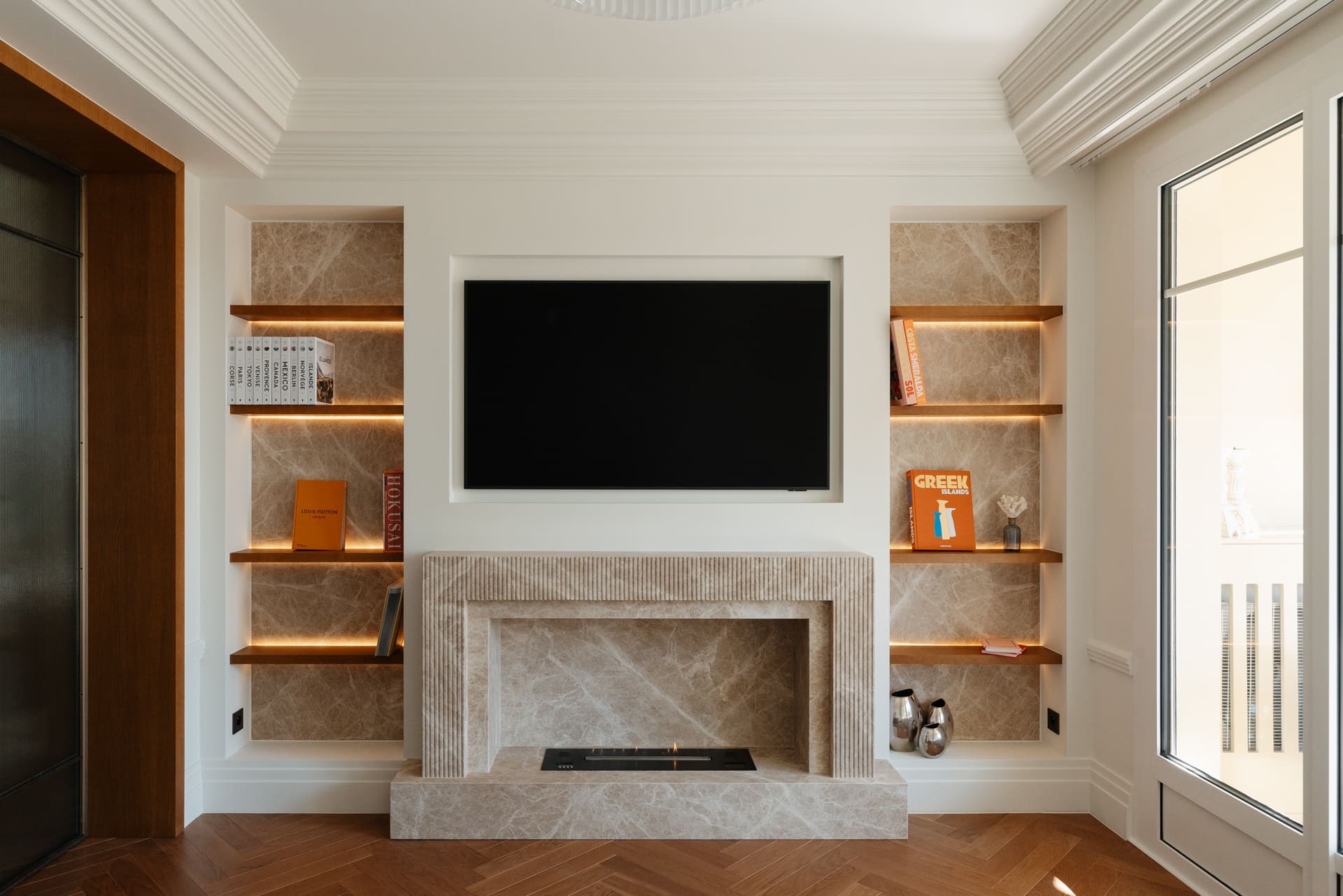 marble living room