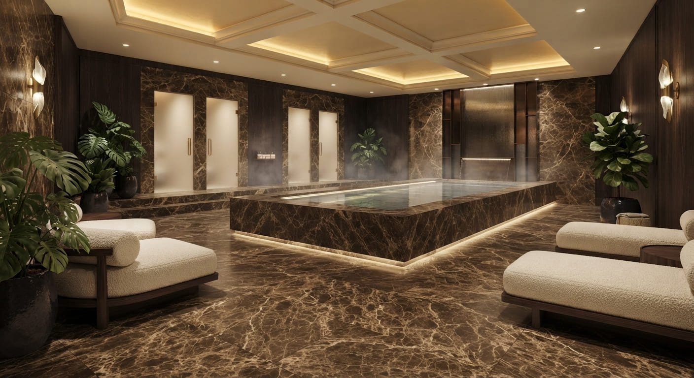 dark emperador interior spa