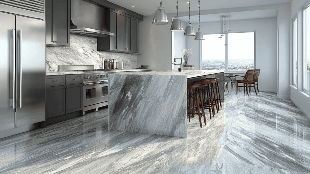 bardiglio kitchen