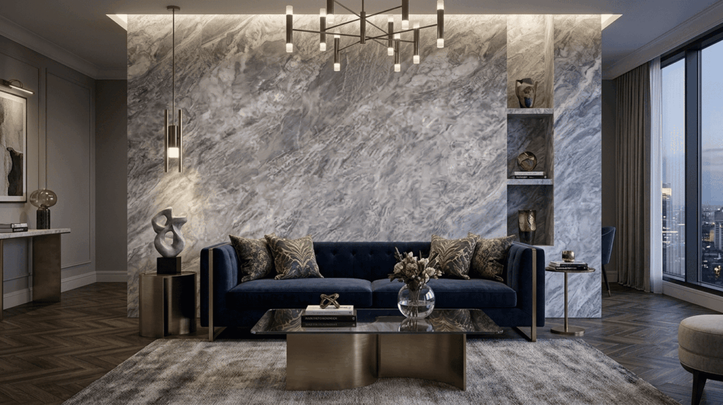 bardiglio wall covering