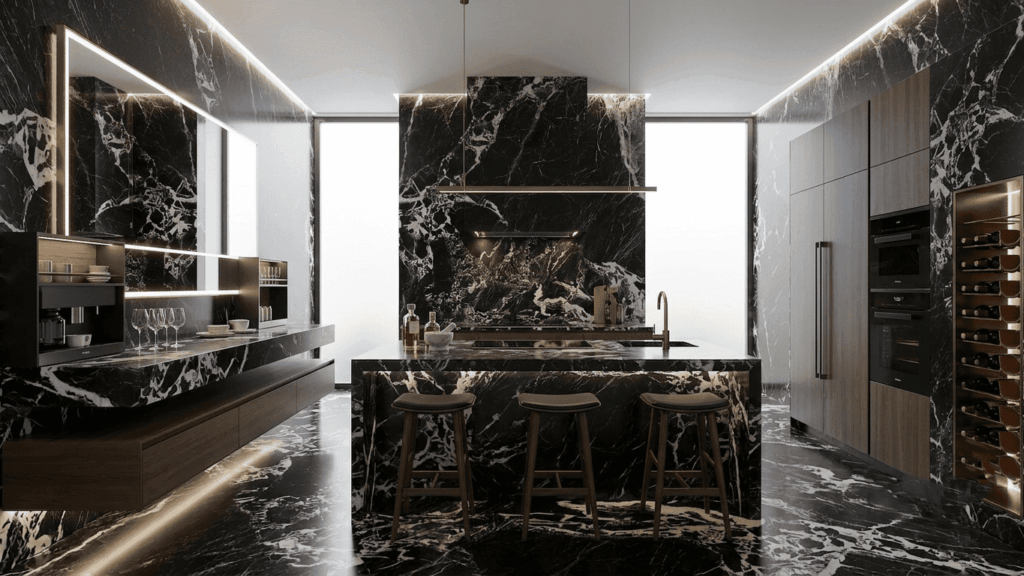 grand antique kitchen