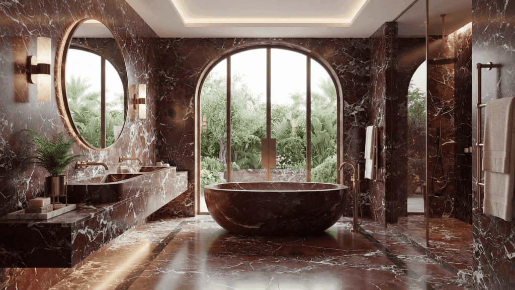 rosso levanto bathroom